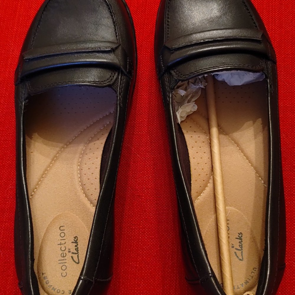 Clarks Ashland Lily leather loafers - new